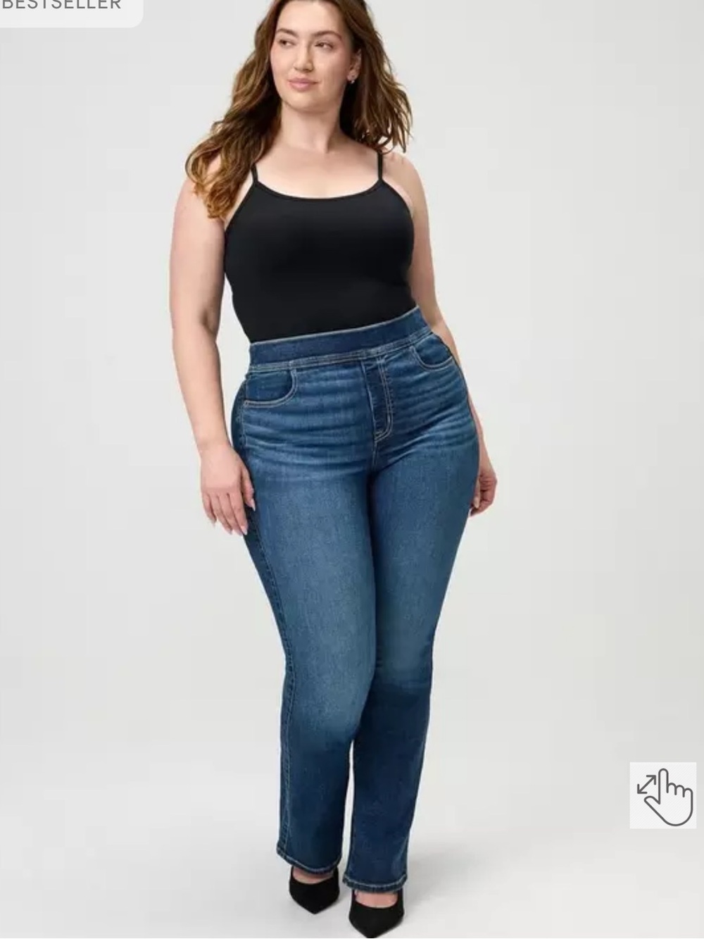 torrid Medium Blue High-Rise Straight Leg Jeans
